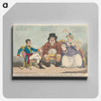 アートパネル-A Trip to Paris or John Bull and His Spouse Invited to the Honors of the Sitting
 - イェール大学アートギャラリー Canvas.