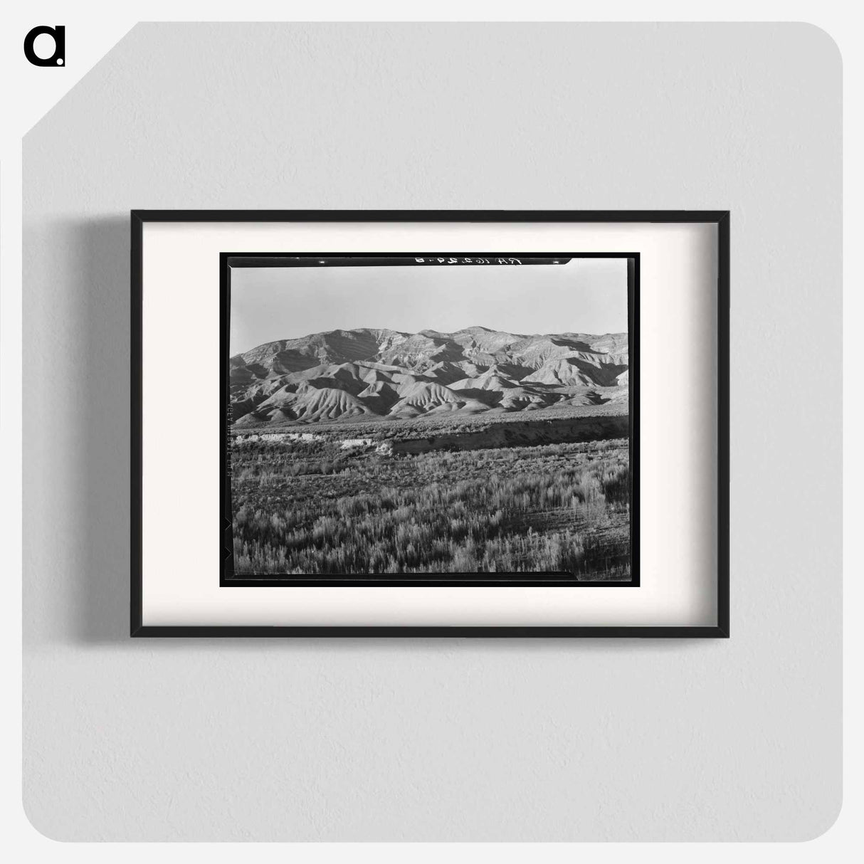 California desert mountains - Dorothea Lange Poster.