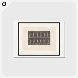 アートポストカード-Running Girl
 - エドワード マイブリッジ Postcard.