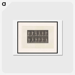 アートポストカード-Running Girl
 - エドワード マイブリッジ Postcard.