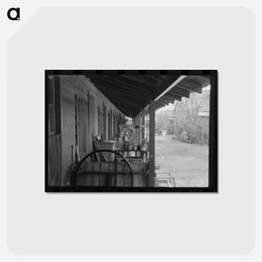アートポストカード-Back Porch, San Antonio
 - ラッセル リー Postcard.