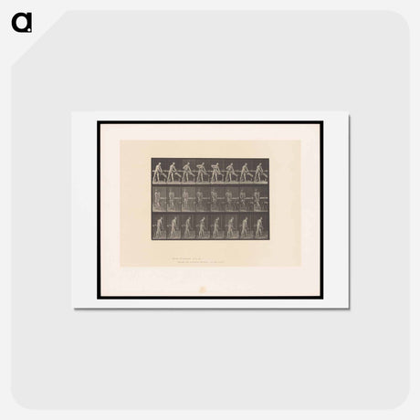 アートポストカード-The Carpenter
 - エドワード マイブリッジ Postcard.