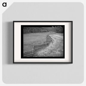 アートポスター-Rail Fence, San Juan County
 - ラッセル リー Poster.