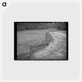 アートポストカード-Rail Fence, San Juan County
 - ラッセル リー Postcard.