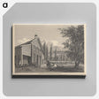 アートパネル-View in Cuper's Gardens, Lambeth
 - イェール大学アートギャラリー Canvas.