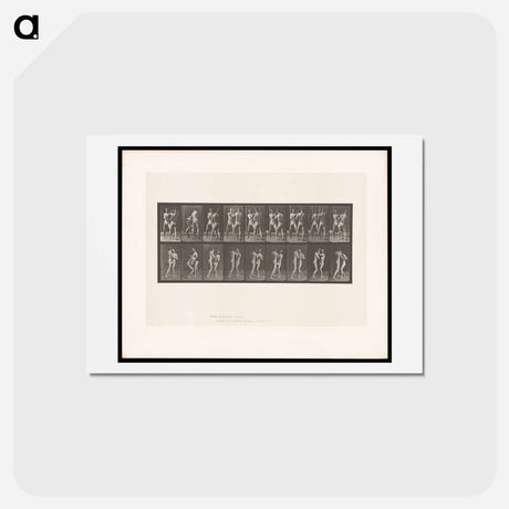 アートポストカード-Pugilists
 - エドワード マイブリッジ Postcard.