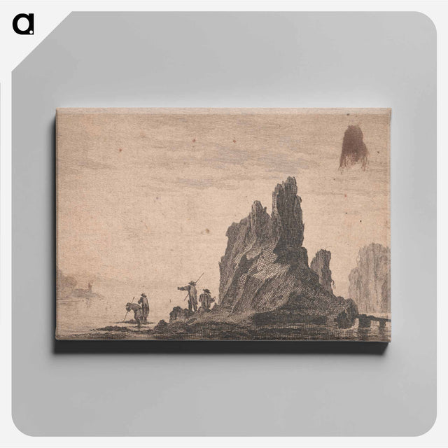 アートパネル-Four Men on a Rocky Island
 - イェール大学アートギャラリー Canvas.