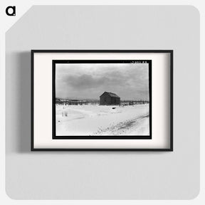 アートポスター-Typical home, still occupied. Widtsoe, Utah. - ドロテア ラング Poster.