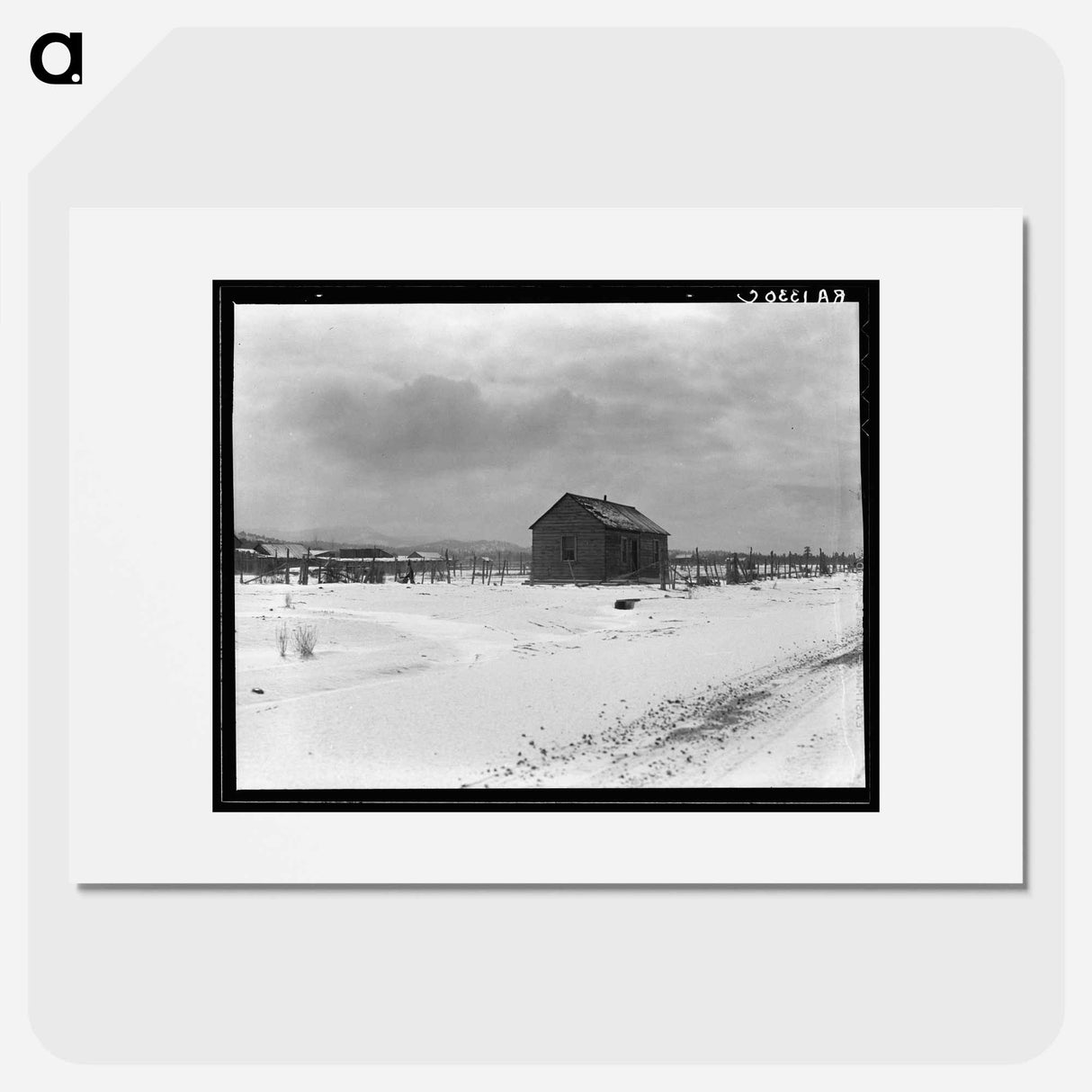 Typical home, still occupied. Widtsoe, Utah. - Dorothea Lange Poster.