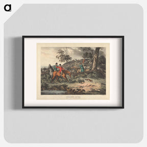 アートポスター-Fox-hunting. Breaking Cover
 - イェール大学アートギャラリー Poster.