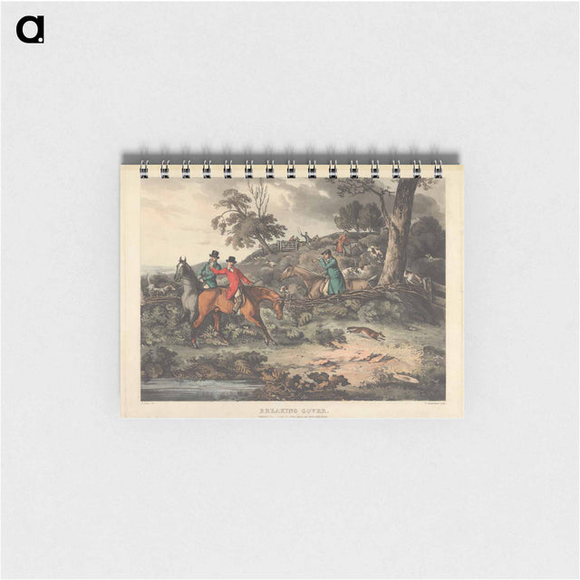 アートメモ帳-Fox-hunting. Breaking Cover
 - イェール大学アートギャラリー Memo.