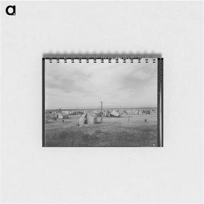 アートメモ帳-Auto camp north of Calipatria, California - ドロテア ラング Memo.