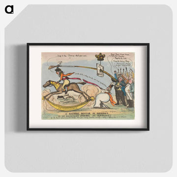 A National Beggar On Horseback, Or, An Illustrious Overshot At Newmarket.
 - イェール大学アートギャラリー Poster.