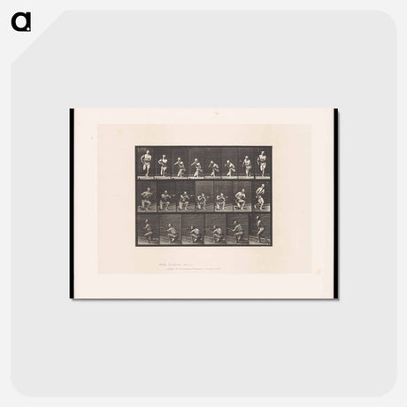 アートポストカード-Man Firing a Gun
 - エドワード マイブリッジ Postcard.