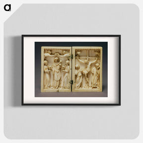 アートポスター-Diptych With Virgin and Angels and the Crucifixion
 - セントルイス美術館 Poster.