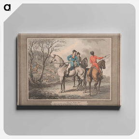 アートパネル-Hunting, Shooting, etc. [set of six]: 1. "Grow ye Britons then"
 - イェール大学アートギャラリー Canvas.