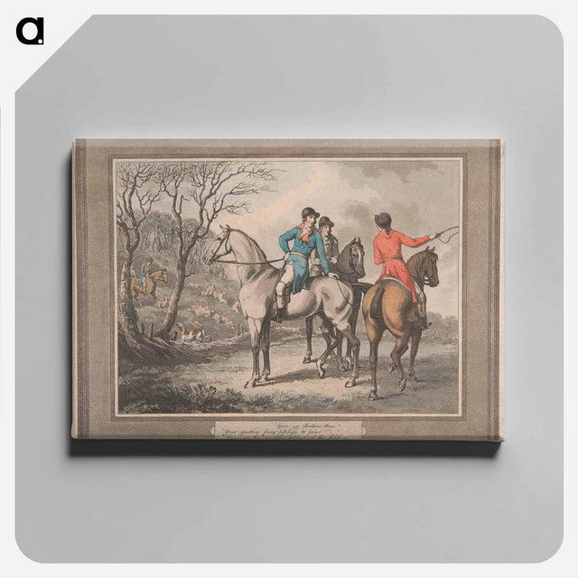 アートパネル-Hunting, Shooting, etc. [set of six]: 1. "Grow ye Britons then"
 - イェール大学アートギャラリー Canvas.
