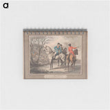 アートメモ帳-Hunting, Shooting, etc. [set of six]: 1. "Grow ye Britons then"
 - イェール大学アートギャラリー Memo.