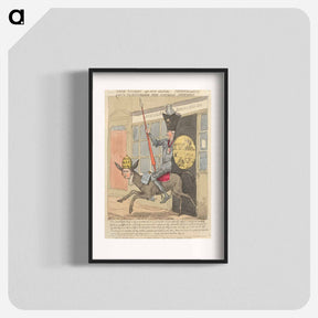 アートポスター-The Knight of the Woeful Contenance going to Expirpate the National Assembly
 - イェール大学アートギャラリー Poster.