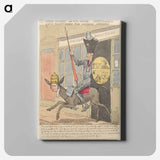 アートパネル-The Knight of the Woeful Contenance going to Expirpate the National Assembly
 - イェール大学アートギャラリー Canvas.