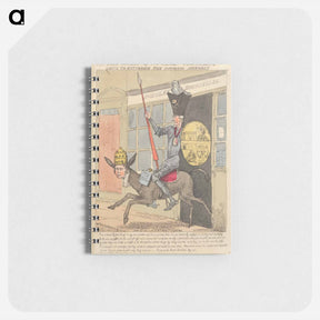 アートメモ帳-The Knight of the Woeful Contenance going to Expirpate the National Assembly
 - イェール大学アートギャラリー Memo.