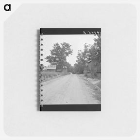 アートメモ帳-Country Road in Person County, North Carolina - ドロテア ラング Memo.