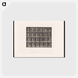 アートポストカード-Throwing the Rock
 - エドワード マイブリッジ Postcard.
