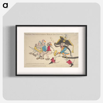The Duke of Brunswick Attacking the Rear of the Sans Culottes
 - イェール大学アートギャラリー Poster.