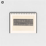 アートメモ帳-Woman Picking Cloth
 - エドワード マイブリッジ Memo.
