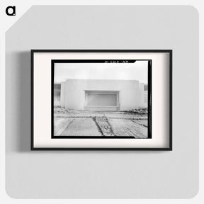 アートポスター-Untitled photo, possibly related to: Hightstown, New Jersey. View of nearly completed factory for garment workers - ドロテア ラング Poster.