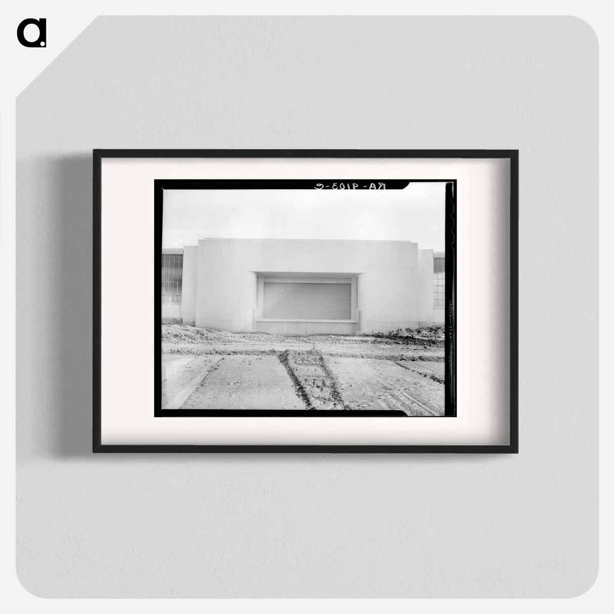 Untitled photo, possibly related to: Hightstown, New Jersey. View of nearly completed factory for garment workers - ドロテア ラング Poster.