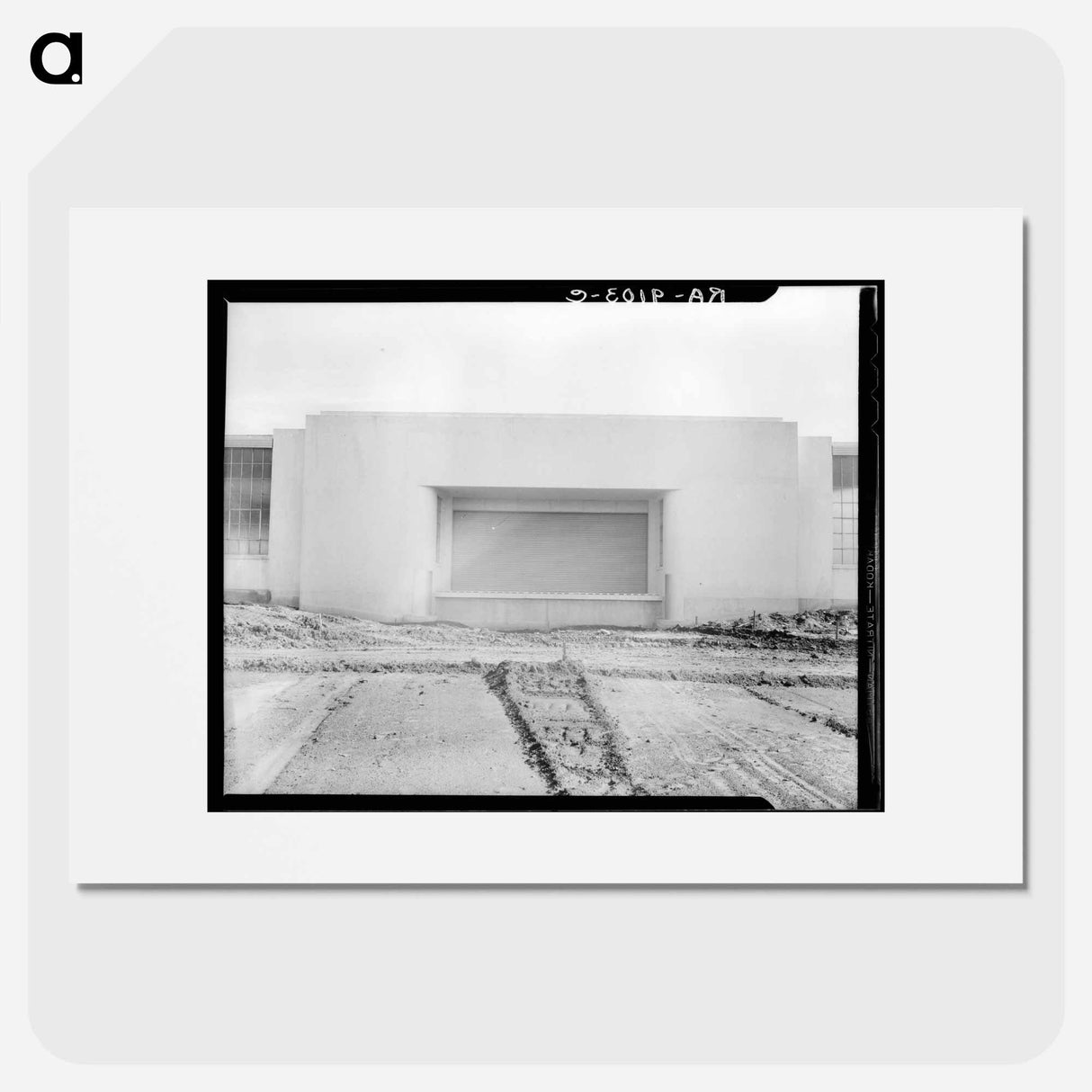 Untitled photo, possibly related to: Hightstown, New Jersey. View of nearly completed factory for garment workers - ドロテア ラング Poster.