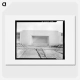 Untitled photo, possibly related to: Hightstown, New Jersey. View of nearly completed factory for garment workers - ドロテア ラング Poster.