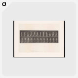 アートポストカード-Naked Man Walking
 - エドワード マイブリッジ Postcard.
