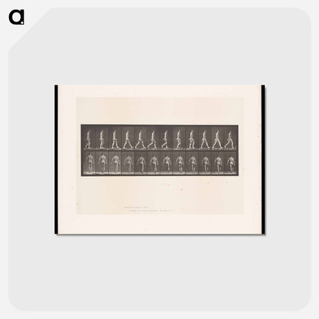 アートポストカード-Naked Man Walking
 - エドワード マイブリッジ Postcard.