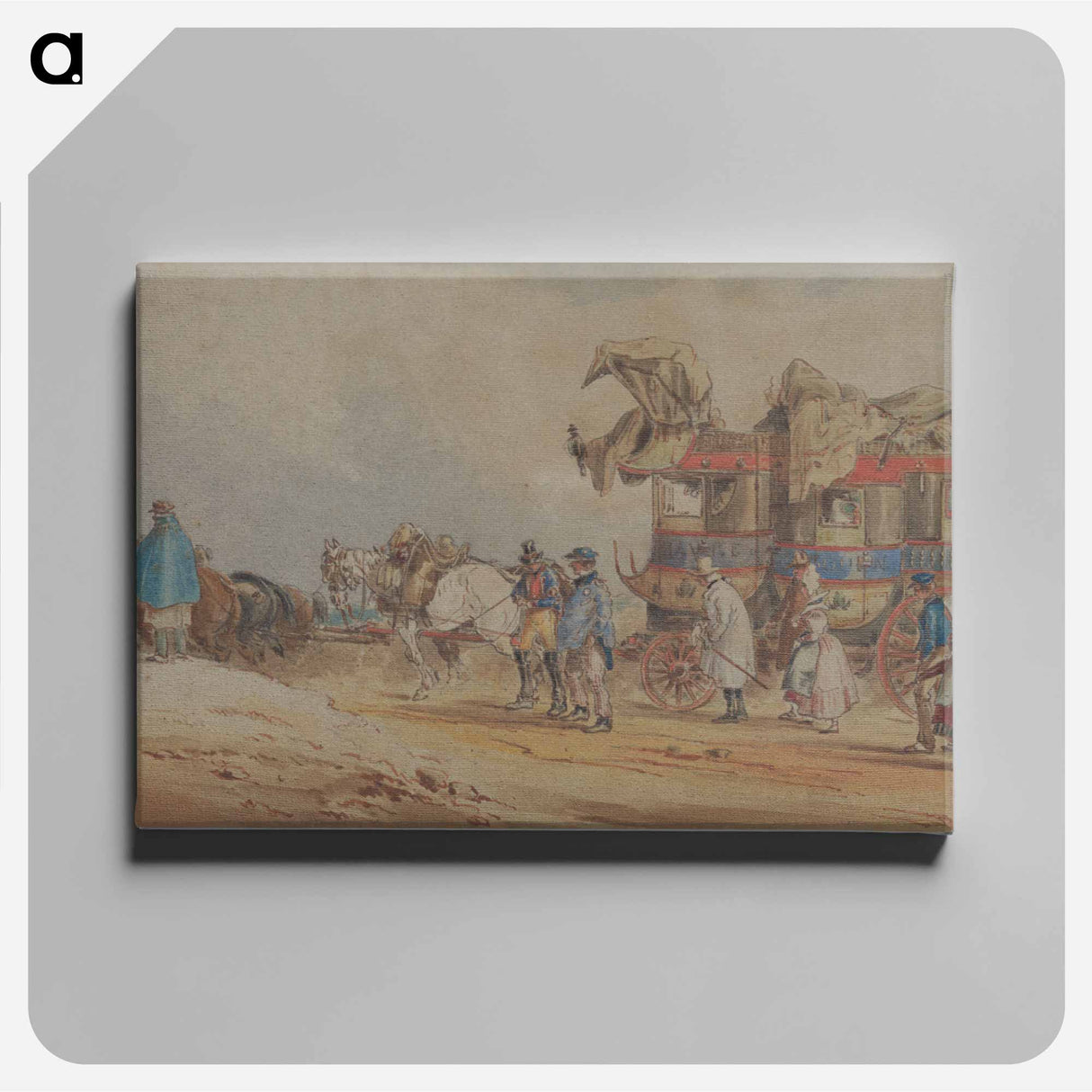 アートパネル-A French Diligence
 - イェール大学アートギャラリー Canvas.