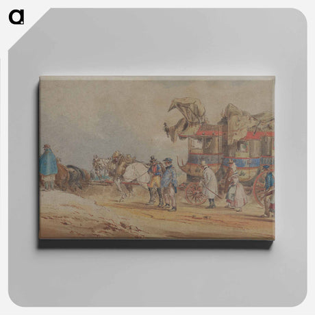 アートパネル-A French Diligence
 - イェール大学アートギャラリー Canvas.