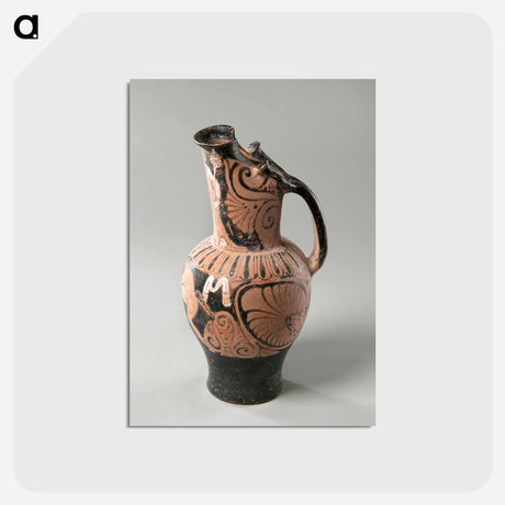 アートポストカード-Etruscan Red-Figure Oinochoe
 - バーンズ・コレクション Postcard.