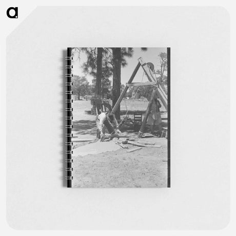 アートメモ帳-Roping a Horse in Texas
 - ラッセル リー Memo.
