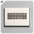 アートパネル-Man on Horse Jumping a Hurdle
 - エドワード マイブリッジ Canvas.