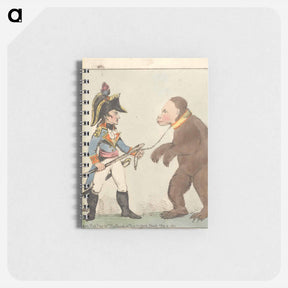 アートメモ帳-French Officer Holding a Trained Bear by a Chain
 - イェール大学アートギャラリー Memo.