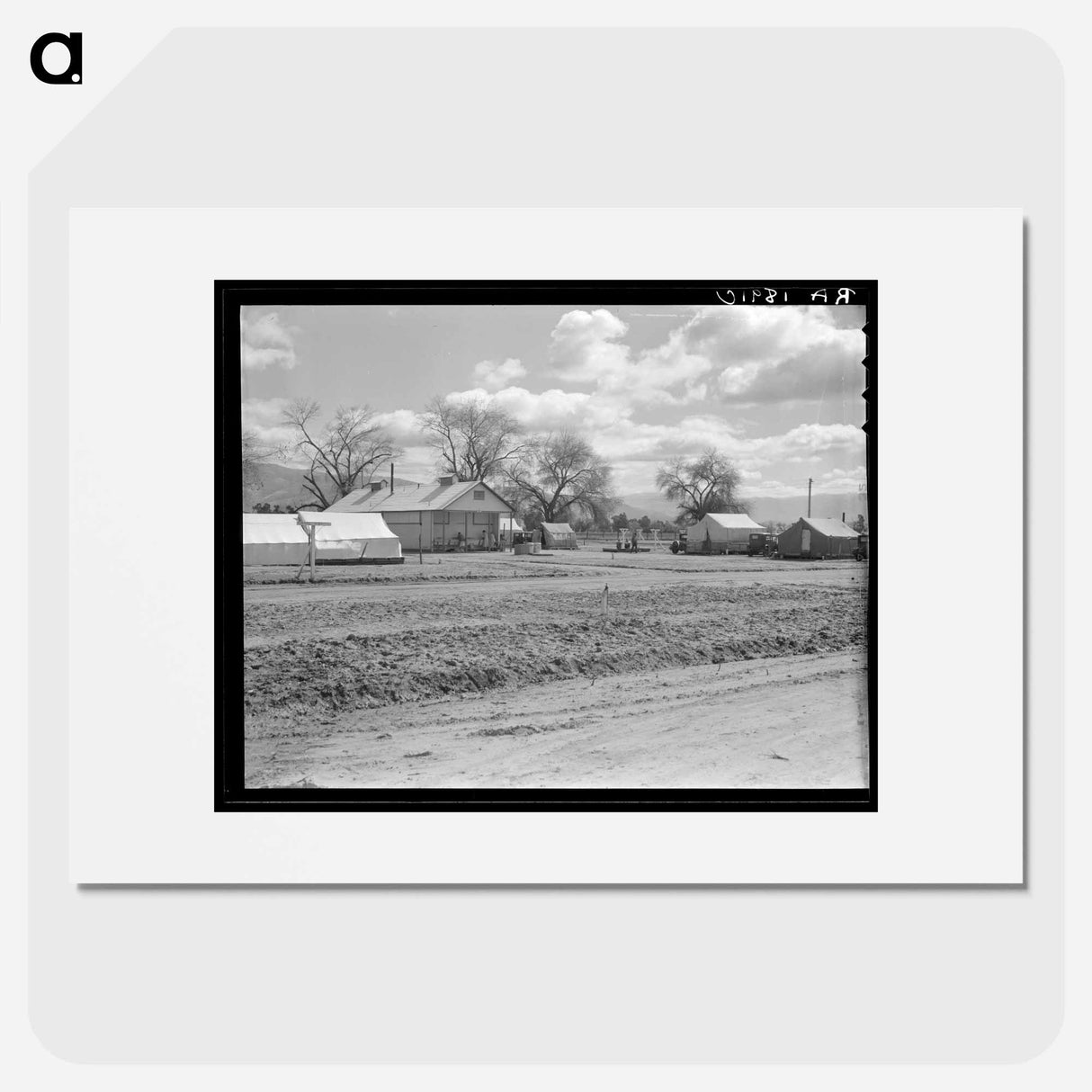 Kern County camp for migrants - Dorothea Lange Poster.