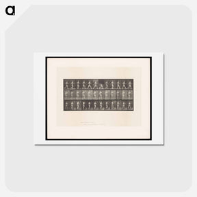 アートポストカード-Man with Rifle
 - エドワード マイブリッジ Postcard.