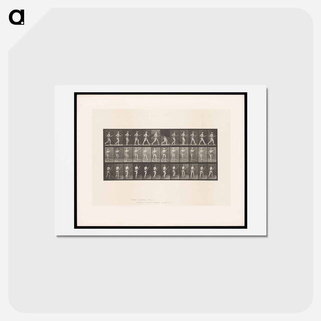 アートポストカード-Man with Rifle
 - エドワード マイブリッジ Postcard.