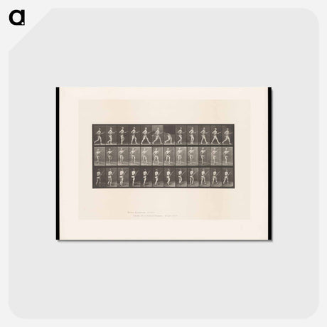 アートポストカード-Man with Rifle
 - エドワード マイブリッジ Postcard.