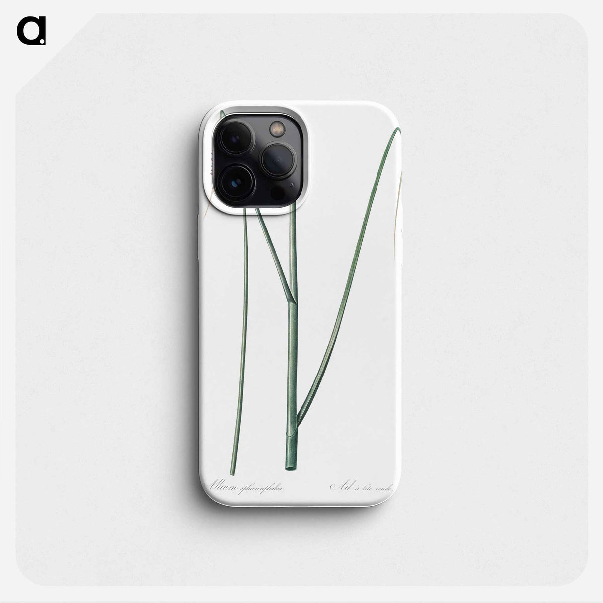 Round-headed leek illustration - Pierre Joseph Redouté Phone Case.