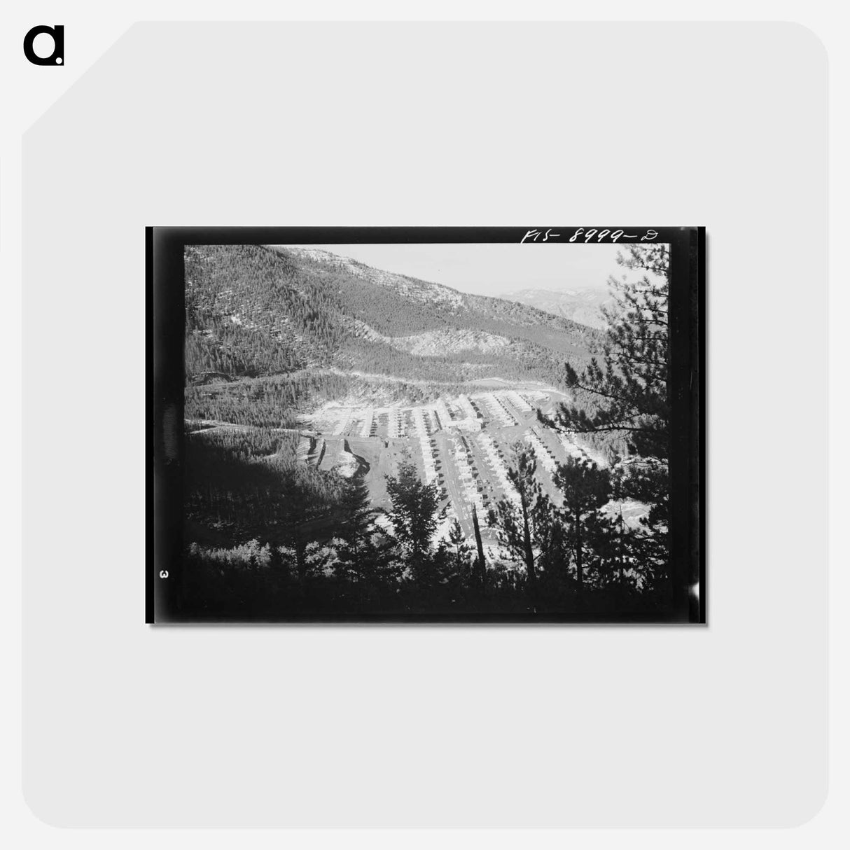 アートポストカード-Mouat Chromite Mine
 - ラッセル リー Postcard.