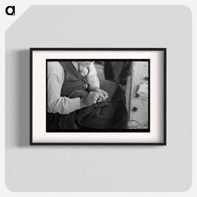 アートポスター-Tailor Cutting Cloth
 - ラッセル リー Poster.