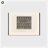 アートポストカード-Throwing a Ball
 - エドワード マイブリッジ Postcard.
