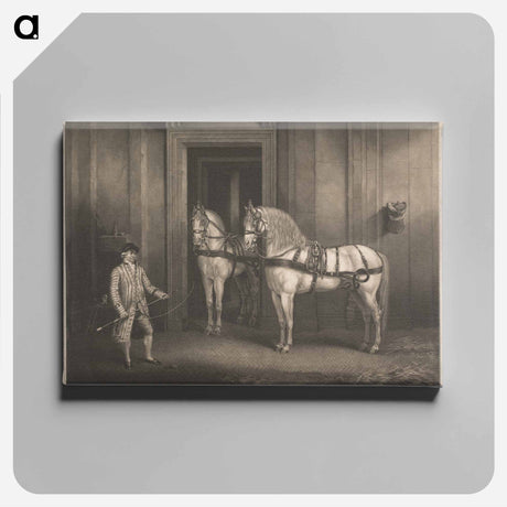 アートパネル-Coaching: Two of His Majesty's State-Horses
 - イェール大学アートギャラリー Canvas.